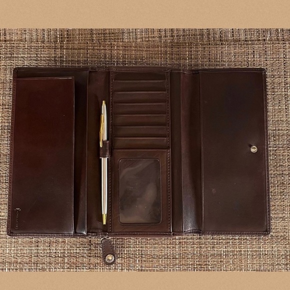 ❤️SOLD❤️Vintage Coach Mahogany Bedford Combo Wallet Checkbook 6996 - Picture 3 of 10